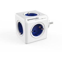 Priza PowerCube Allocacoc 1100BL Original, 5 prize, Albastru
