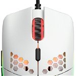 Mouse Glorious PC Gaming Race Model O Ultrausor 67g Alb Mat