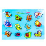 Puzzle din lemn, incastru, Insecte, 