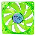 Ventilator Deepcool Xfan 120U G B verde 120mm UV cu iluminare albastra