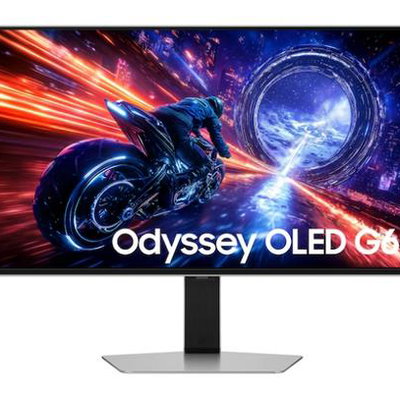 Monitor gaming Samsung 27" 500Hz OLED 0.03ms S27FG602SU, QHD 2560x1440, HDMI, DisplayPort, Pivot, Argintiu