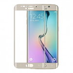 Folie Protectie Ecran Sticla 3d Cellara Pentru Samsung Galaxy S6 Edge - Auriu, Cellara