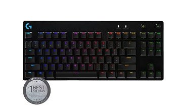 Tastatura Logitech G Pro, RGB LED, USB, Layout US, Black