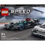 LEGO Speed Champions: Mercedes-AMG F1 W12 E Performance si Mercedes-AMG Project One 76909, 9 ani+, 564 piese
