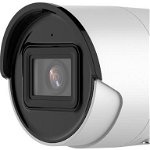 Camera supraveghere Hikvision IP bullet DS-2CD2046G2-IU(2.8mm)C, 4 MP, low-light powered by DarkFighter, Acusens -Human and vehicle classification alarm based on deep learning, microfon audio incorporat, senzor: 1/3" Progressive Scan CMOS, rezolutie, HIKVISION