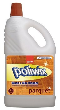 Detergent pardoseli cu ceara, 2L, SANO Poliwix Parquet