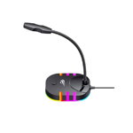Microfon Havit GK58B, USB, Plug&Play, Omnidirectional, Iluminat RGB, Negru, Havit