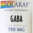 Secom Gaba 750mg x 60 tablete, Solaray, SUA