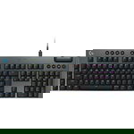 Tastatură mecanică Logitech - G915 X Low Profile, Linear, RGB, negru