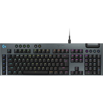 Tastatură mecanică Logitech - G915 X Low Profile, Linear, RGB, negru