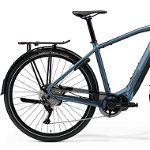 Bicicleta Electrica de Trekking/City Merida eSpresso 500 EQ Albastru Otel/Gri Inchis 2023, Merida