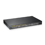 Switch ZyXEL GS1900-48HPv2 48 porturi GbE Smart Managed, GS1900-48HPV2-EU0101F