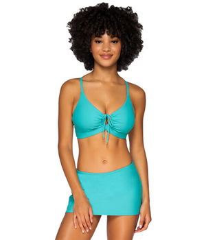 Imbracaminte Femei Sunsets Kauai Keyhole Top (D-DD Cups) Seaside Aqua, Sunsets