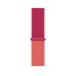 Curea Smartwatch Apple Band Sport Loop, 44mm (Rosu/Portocaliu)