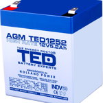 Acumulator TED AGM VRLA 12V 5.2Ah