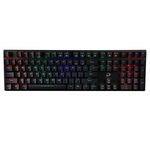 Tastatura gaming mecanica Dareu EK810 cu fir de 1.8m, conexiune USB, iluminat RGB, Switch-uri Brown, Negru - 89909154