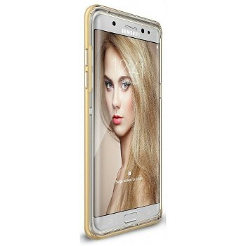 Husa Samsung Galaxy Note 7 Fan Edition Ringke FRAME ROYAL GOLD + BONUS folie protectie display Ringke, 1