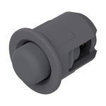 Distantier cu arc pentru front sertar, diam 8 mm, gri inchis