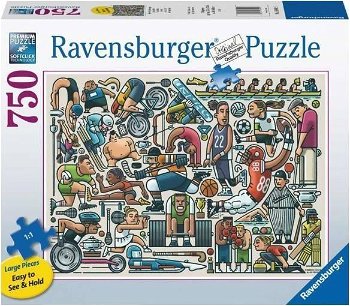 Ravensburger Puzzle 750el Atleti 169405 RAVENSBURG, Ravensburger