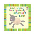 Carte pentru copii - Baby's very first touchy-feely animals book