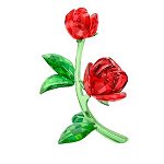 Figurina Crystal Flowers - Red Rose