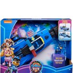 Vehicul cu figurina Chase Mighty Transforming Cruiser Paw Patrol, Multicolor
