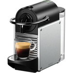 Espressor Nespresso De'Longhi Pixie EN124.S, 1260W, 19 Bar, 0.7L, Aluminiu + set capsule degustare