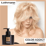 Masca nuantatoare pentru par blond nuante calde Beige Color Addict Lothmann, 250 ml, United Color Addict