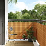 Paravan pentru balcon în culoare naturală din răchită 300x100 cm – Garden Pleasure, Garden Pleasure