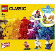 LEGO Classic 11013 Creative Transparent Bricks 500 piese LEGO Classic 11013 Creative Transparent Bricks 500 piese