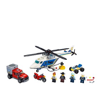 City police helicopter chase, Lego