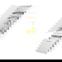 Dulap Baie cu cos de rufe Adore Diamond Maxi, Usa reversibila, Alb Lucios, 52x187x38 cm - Alb