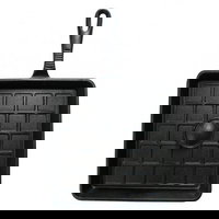 Tigaie grill sandwich adanca patrata din fonta cu maner si capac Mr Padellas Activa 21 cm 20040, ACTIVA