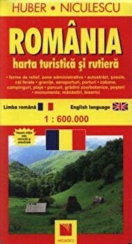 Romania. Harta turistica si rutiera (Huber Kartographie), Niculescu ABC