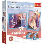 Puzzle Trefl 2 in 1 Disney Frozen II - Tinutul misterios 78 piese