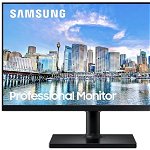 Monitor LED IPS Samsung LF24T450FQRXEN 23.8", Full HD 5ms 75Hz FreeSync, DisplayPort, HDMI, Pivot, Negru