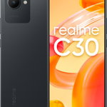 Telefon mobil Realme C30, Dual SIM, 3GB RAM, 32GB, 4G, Denim Black, Realme
