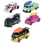 Set Majorette Volkswagen The Originals cu 5 masinute din metal, Majorette