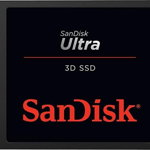 Dysk SSD SanDisk Ultra 3D 1TB 2.5` SATA III (SDSSDH3-1T00-G25), SanDisk