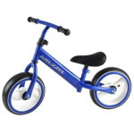 Bicicleta fara pedale, 12 inch, cu lumini LED , Kruzzel, Albastru