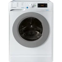 Masina de spalat rufe cu uscator Indesit BDE861483XWS 8 kg spalare 6 kg uscare 1400 rpm Clasa C Motor Inverter Display Digital Alb