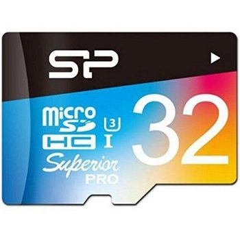Card memorie Silicon-Power Micro SDHC UHS-1 U3 32GB Clasa 10 + Adaptor SD