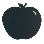 Tabla de scris autoadeziva Securit Silhouette Apple 31,6x29,1x0,3cm, include marker creta, negru