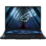 Gaming 16'' ROG Zephyrus Duo 16 GX650RS, UHD+ 120Hz, Procesor AMD Ryzen 9 6900HX (16M Cache, up to 4.9 GHz), 64GB DDR5, 2x 2TB SSD, GeForce RTX 3080 8GB, Win 11 Home, Black, Asus