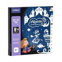 Set educativ 2 in 1: Scratch art si proiector poveste Aladin si lampa fermecata Mideer MD4149, Mideer Set educativ 2 in 1: Scratch art si proiector poveste Aladin si lampa fermecata Mideer MD4149, Mideer