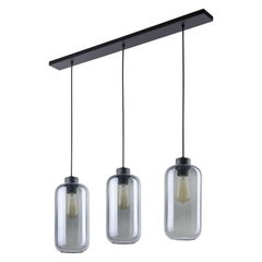 Corp de iluminat suspendat ADVITI Lazio 3p AD-LD-6229BE27S, E27, maxim 3 x 15W, Negru, Adviti