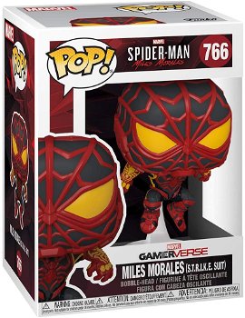 Figurina cu cap oscilant Funko Pop! Marvel's Spider Man Miles Morales, vinil, Multicolor