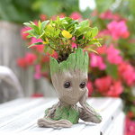 Suport figurina Grooty ganditor, ghiveci plante, Tenq.ro