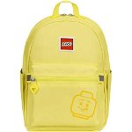 Rucsac Casual Lego Tribini Joy Small, design Emoji, galben pastel, 29 x 10 x 22 cm, LEGO