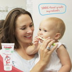Pasta de dinti pentru copii cu aroma de zmeura, 50 ml, Friendly Organic